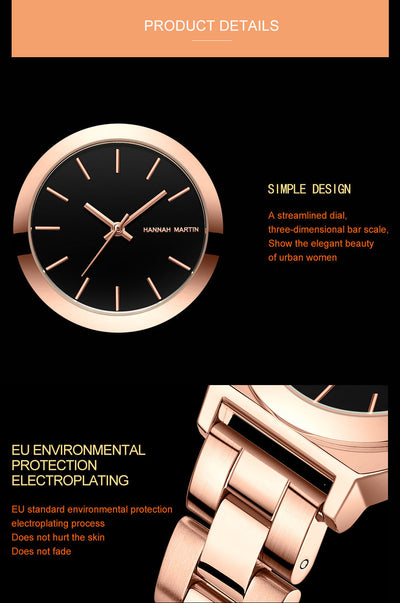 Reloj de Cuarzo Acuático para Mujer con Correa de Acero - Image 16