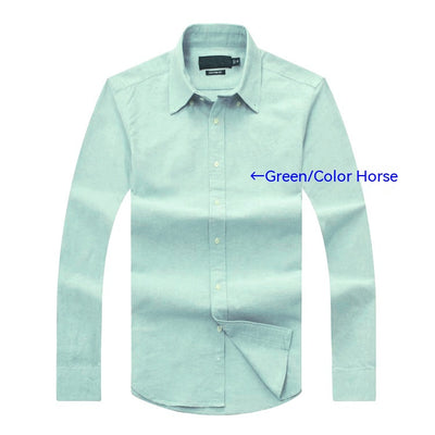 Camisa Manga Larga Hombre Business Casual Primavera Otoño - Image 12