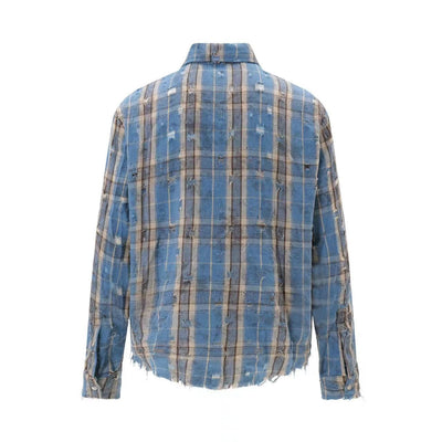 Camisa Vintage con Detalles Perforados - Estilo Personalidad - Image 6