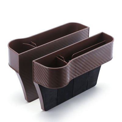 Organizador de Asiento Auto - Caja de Almacenamiento PU para Espacios Laterales - Image 22