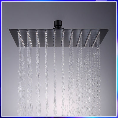 Regadera de Baño Acero Inoxidable 304 con Rociador Negro Premium - Image 10