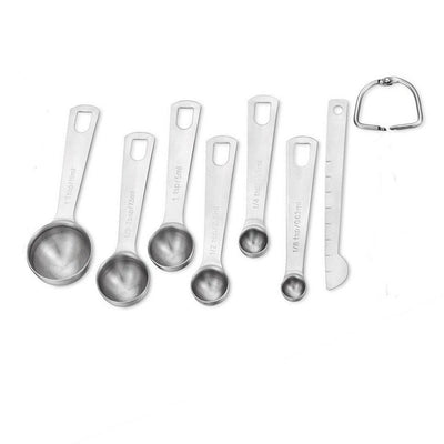 Juego de 7 Cucharas Medidoras de Acero Inoxidable para Repostería - Image 8
