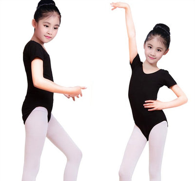 Ropa de Danza Infantil de Manga Corta para Ejercicio - Image 10