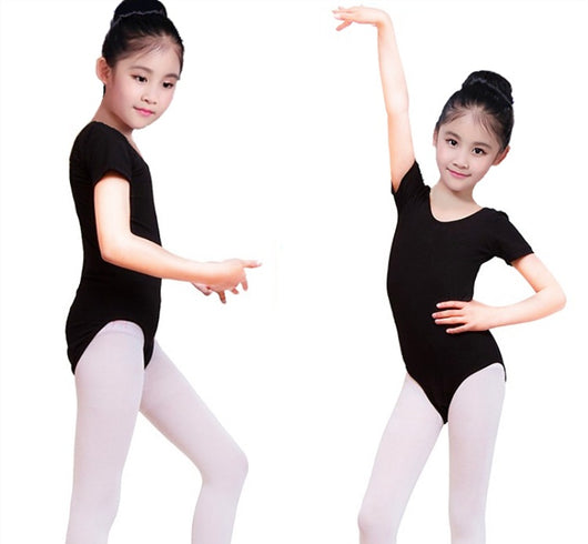 Ropa de Danza Infantil de Manga Corta para Ejercicio - Image 10