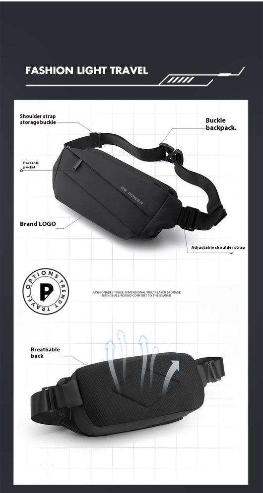 Bolsa Crossbody Deportiva para Hombre con Gran Capacidad - Image 15