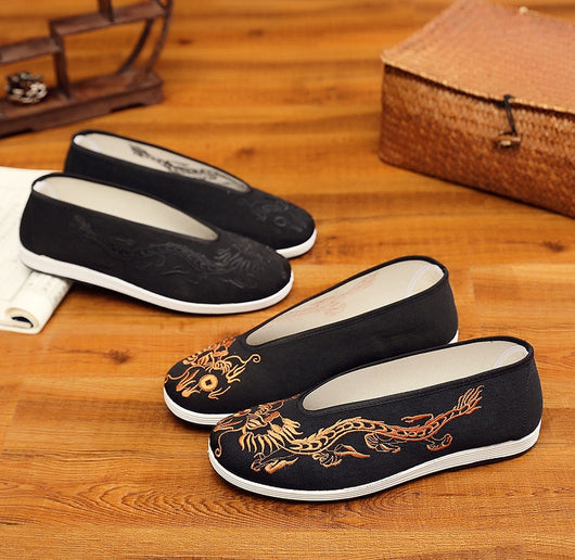 Zapatos Casuales Hombre con Suela Suave y Bordado Artesanal - Image 4
