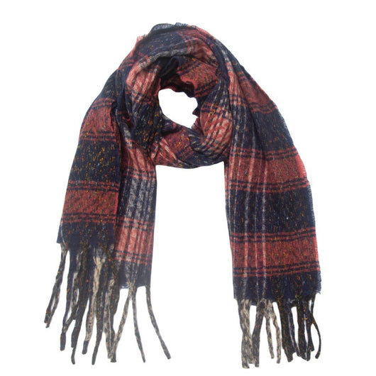 Bufanda de Cuadros Unisex con Flecos Estilo Europeo y Americano - Image 10