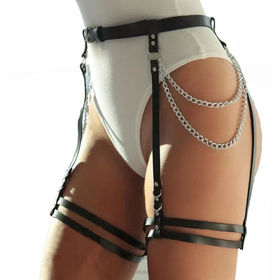 Cinturón Garter de Cuero con Ligas Integradas - Diseño Elegante y Versátil - Image 8