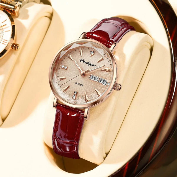 Reloj para Mujer Calendario Dual de Cuarzo