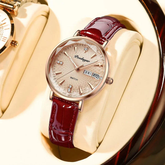 Reloj para Mujer Calendario Dual de Cuarzo