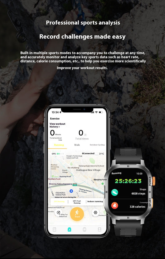 Reloj Deportivo Inteligente para Actividades al Aire Libre - Image 12