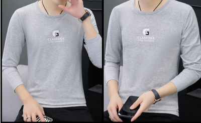 Camiseta Oversized de Algodón para Hombre - Manga Larga Suelta - Image 15