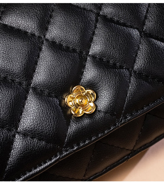 Bolso de Cadena Diamante Estilo Perfume en Cuero Pequeño - Image 15