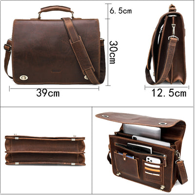 Maletín de Cuero Premium para Ejecutivos - Estilo y Profesionalismo - Image 8