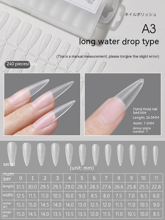 Uñas Trapezoidales Largas sin Lijado - Diseño Profesional - Image 8