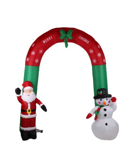 Arco Inflable Papá Noel y Muñeco de Nieve - Image 5