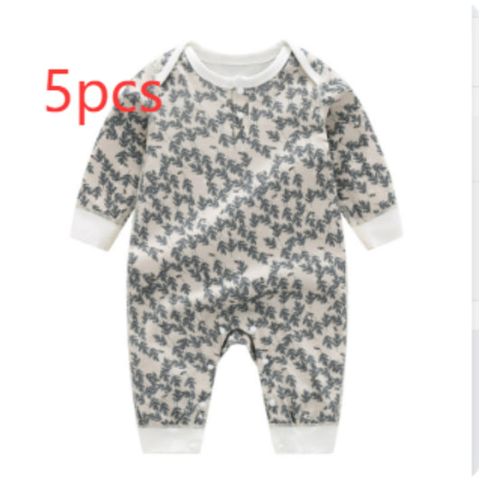 Pijama Enterizo de Algodón Orgánico para Bebé - Primavera y Otoño - Image 15