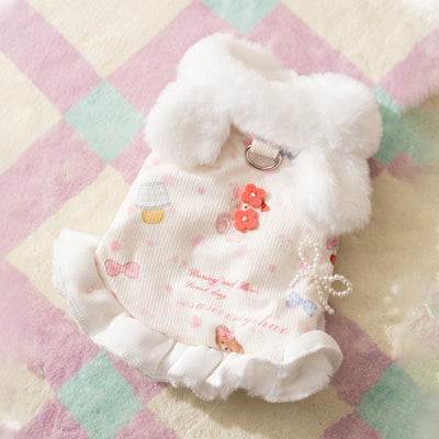Abrigo Polar Teddy con Orejas 3D para Mascotas - Chamarra Cálida para Perros - Image 20