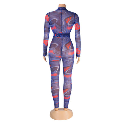 Jumpsuit Transparente de Manga Larga para Discoteca - Image 23