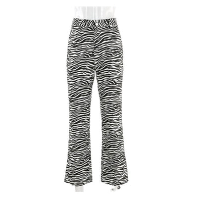 Pantalones Ceñidos de Cintura Alta con Diseño Micro Acampanado - Image 6