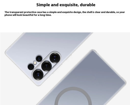 Funda Protectora Transparente de Tres Bordes para S25ULTRA - Image 9