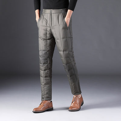 Pantalones Térmicos Talla Grande con Cintura Alta y Algodón Grueso - Image 5