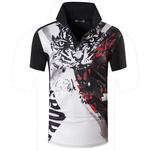 Polo Deportivo Manga Corta Rojo para Golf y Tenis - Image 51