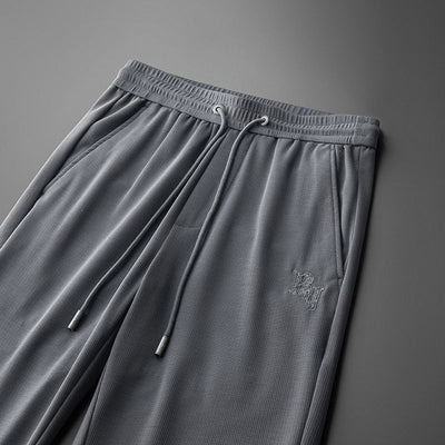 Pantalones Deportivos Casual de Lujo con Bordado de Marca y Tobillo Ajustable - Image 16