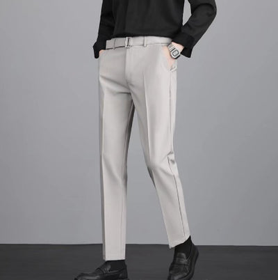 Pantalones Casuales Coreanos Rectos Antirruga de Corte Moderno - Image 19
