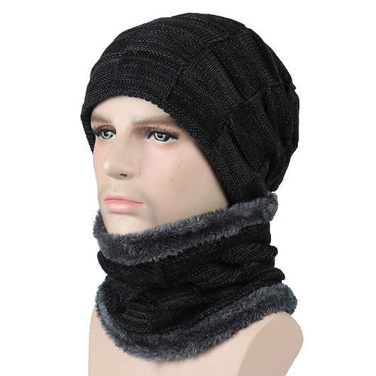 Gorro de Lana Cuadros Térmico para Hombre - Invierno y Otoño - Image 7