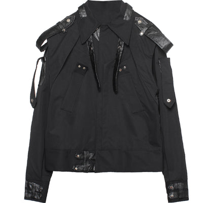 Chaqueta de Motociclista para Hombre con Hombreras Tejidas Reforzadas - Image 8