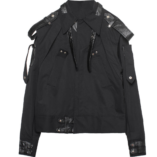 Chaqueta de Motociclista para Hombre con Hombreras Tejidas Reforzadas - Image 8