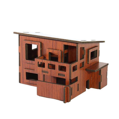 Rompecabezas 3D de Madera de Bambú Rojo con Grabado Láser - Image 15