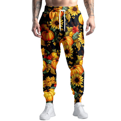 Pantalones de Chándal Estampado Digital Graffiti Colorido Corte Recto - Image 4