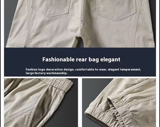 Pantalones Harem Deportivos Sueltos para Hombre - Cintura Ajustable Tendencia - Image 12
