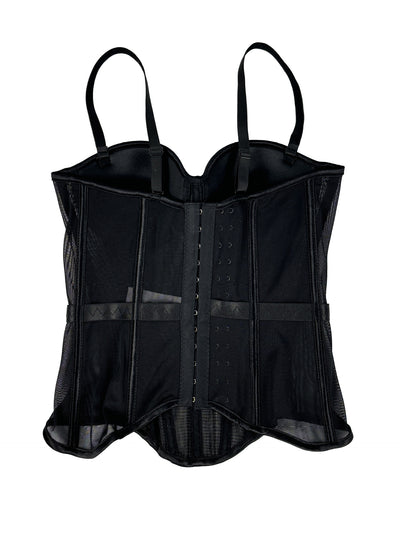 Corsé Reductor de Malla Estilo Europeo - Camiseta Ajustadora de Cintura - Image 36