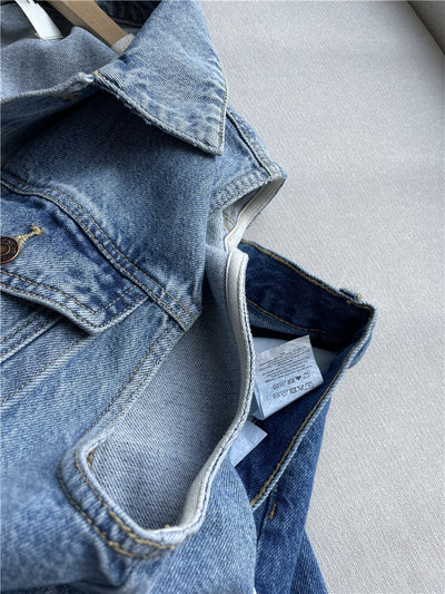 Chaleco Denim Suelto sin Mangas para Mujer - Image 5