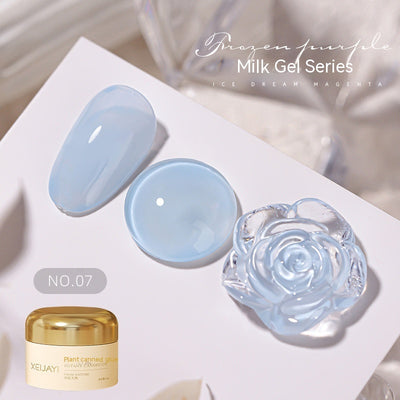 Esmalte UV Gelatina Láctea Color Sólido Efecto Hielo Verano - Image 12