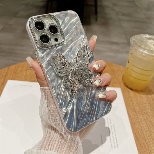 Funda Protectora con Efecto Agua y Mariposas de Silicona - Image 8