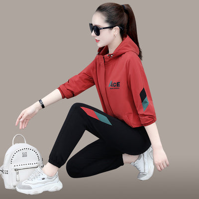 Sudadera Deportiva Holgada con Capucha para Mujer - Conjunto Casual Moderno - Image 2