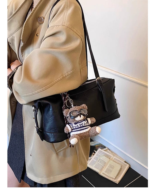 Bolso de Cuero Retro Marrón Weilan para Mujer - Bolsa Portátil de Cuero Encerado - Image 14