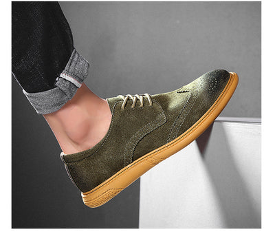 Zapatos Formales de Cuero Genuino para Hombre - Diseño Retro con Cordones - Image 18