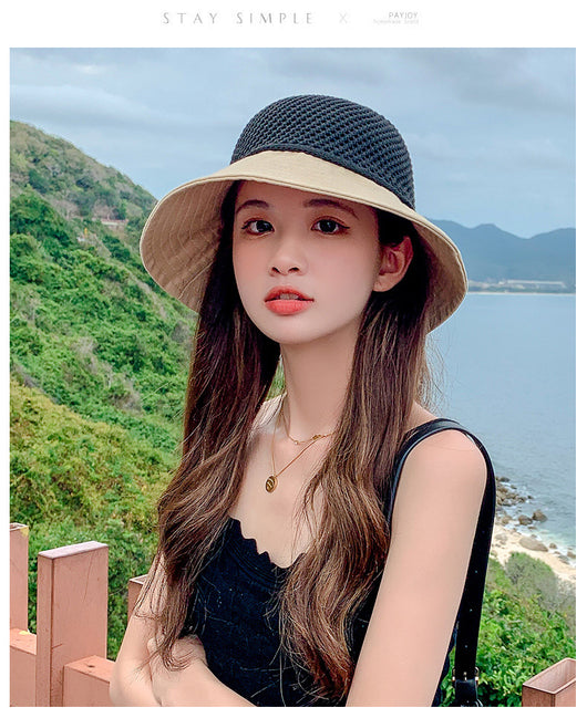 Gorro de Sol para Mujer con Malla Transpirable y Moño - Image 17