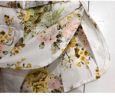 Conjunto de 2 Piezas: Blusa Hueca Manga Larga + Short Estampado - Image 15