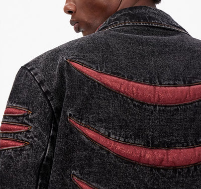 Chaqueta Denim Patchwork Estéreo - Image 6
