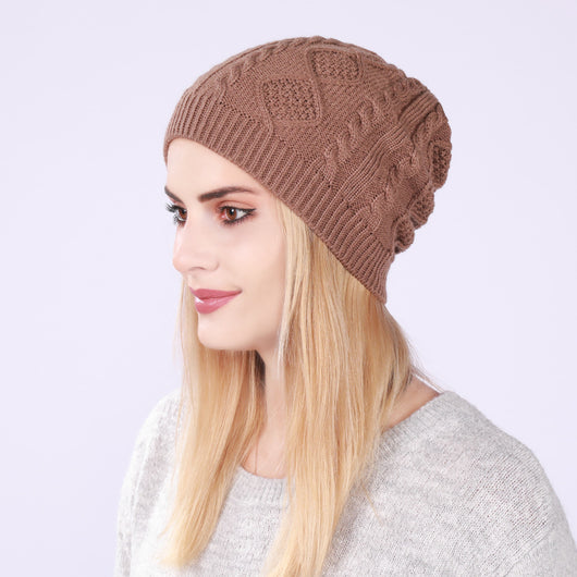 Gorro Tejido Plisado de Lana Polar Unisex - Image 9