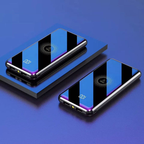 Batería Portátil 10000mAh con Carga Inalámbrica 15W y Pantalla Digital