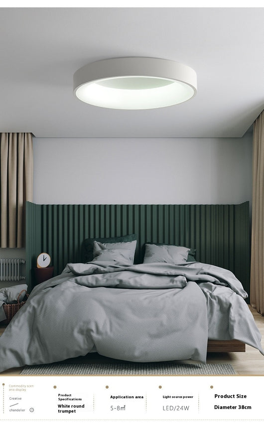 Lámpara de Techo Inteligente Redonda para Dormitorio y Comedor - Image 28