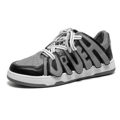 Zapatillas Urbanas Unisex con Letras - Diseño Minimalista Low-Top - Image 4