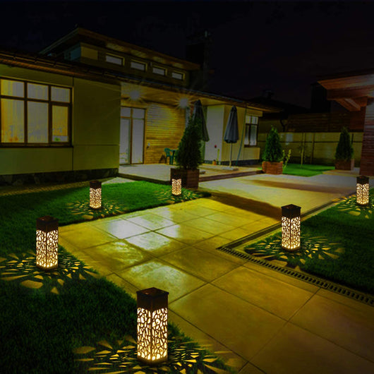 Lámpara Solar Decorativa Calada para Exterior - Image 10